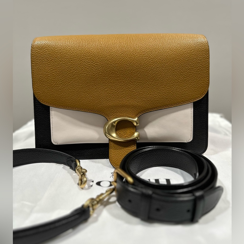 Coach Tabby Shoulder bag in Colorblock Tricolor 76106